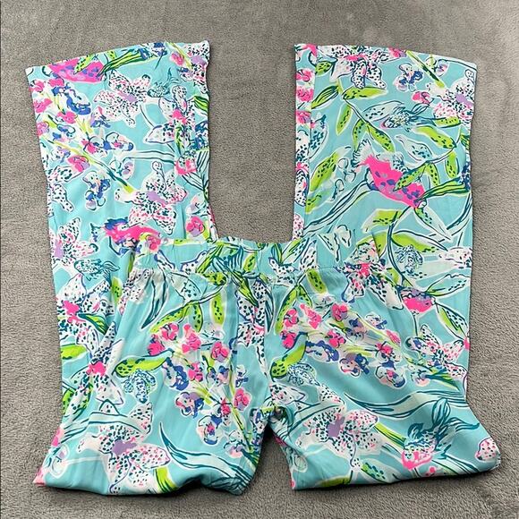 NEW Lilly Pulitzer XXS Bal Harbour Palazzo Bali‎ Blue Sway This Way - Picture 9 of 10